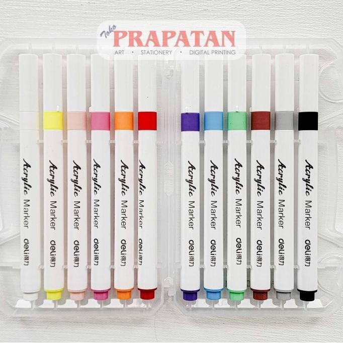 

Deli Acrylic Marker Set HM108 | Spidol Akrilik