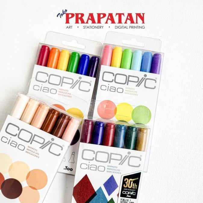 

Copic Ciao Too Markers Set 6pcs