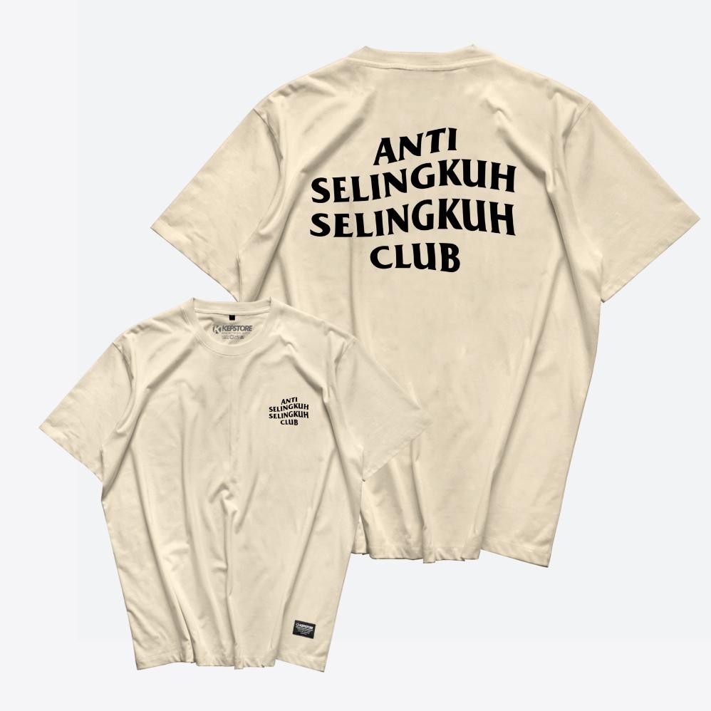 Limited Kaos Anti Selingkuh Selingkuh Club Baju Kata Kata Tshirt Combed 24S