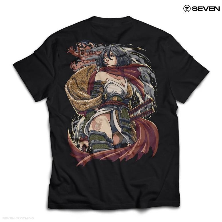 Promo Baju Kaos Anime Aot Mikasa Anime Premium