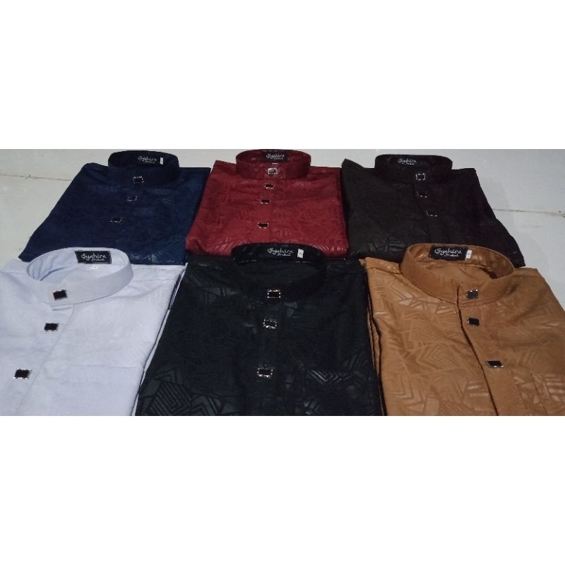 [Bahan halus dan Nyaman] gamis jubah anak laki laki embos kancing import jubah sultan jubah habib