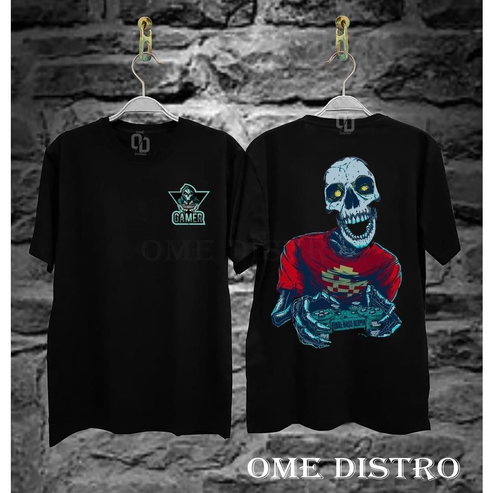 Promo Kaos Baju Tengkorak Keren T-Shirt Premium