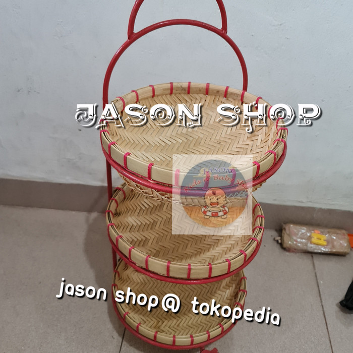TEMPAT BUMBU ROTAN SUSUN 3/RAK BUMBU ROTAN SUSUN 3/RAK BUMBU SUSUN 3