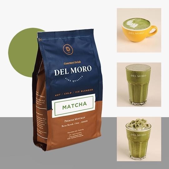 

Delmoro Matcha 800Gr - Bubuk Serbuk Minuman Green Tea Latte Drink 3In1 Tasya Shopstore