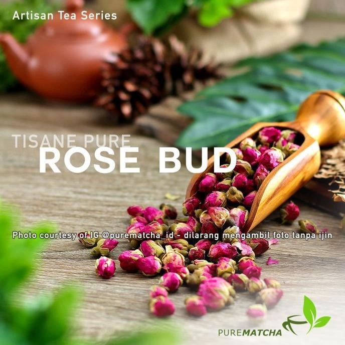 

Artisan Tea Cafe - Pure Rose Bud 250G Bunga Mawar Kering Dried Rosebud Gemita.Shopstore
