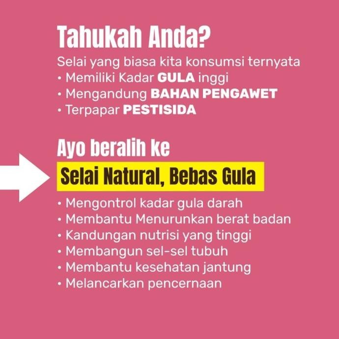 

Makanan Organik Bebas Gula Diet Diabetes Selai Cashew (Mente) U/ Roti April Staroutlet