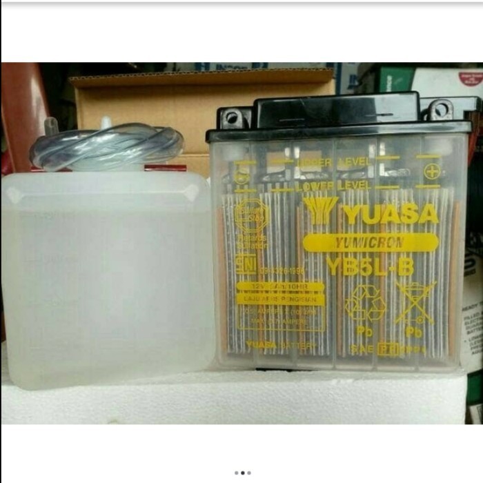 Aki Motor Suzuki Shogun 110, Suzuki Smash Yuasa Yb5L-B