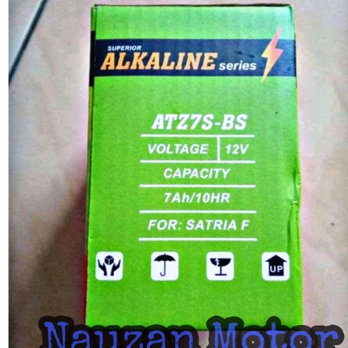 Aki Motor Alkaline 7 Ampere Cbr Cb150 Satria Fu Honda Vario 125 Vario