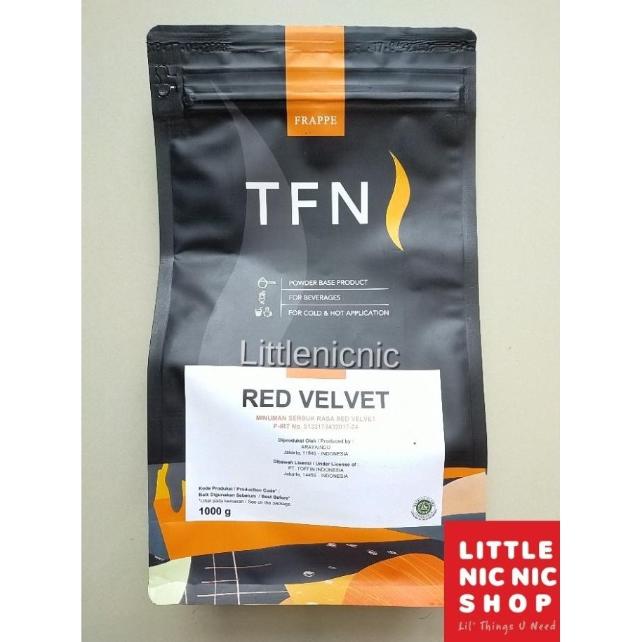 

Toffin Red Velvet Premium 1 Kg Bubuk Minuman Tasya Shopstore