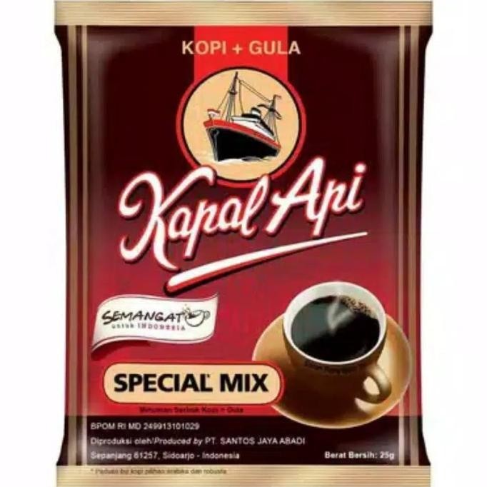 

Kapal Api Spesial Mix 1 Dus Isi 12 Renceng / Kopi Bubuk Saset + Gula April Staroutlet