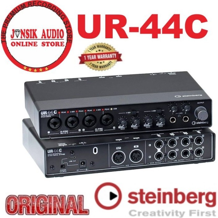 

steinberg ur44c ur-44c ur 44 c soundd usb