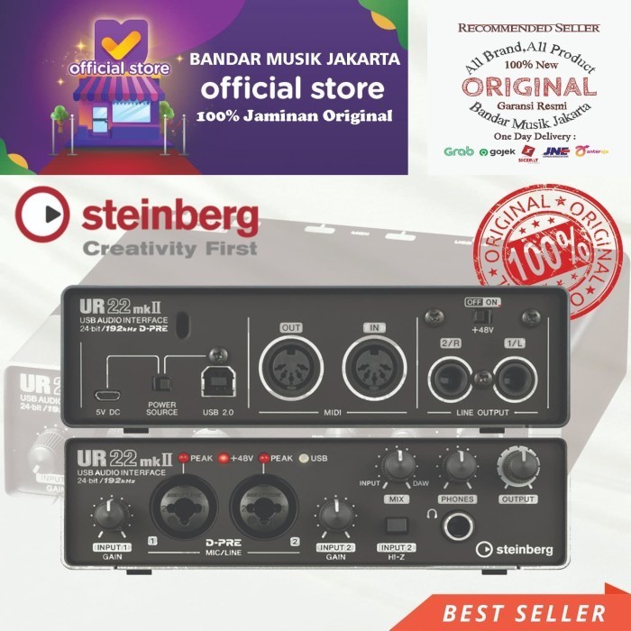 

Steinberg UR22 MKII USB Audio Interface ,BMJ