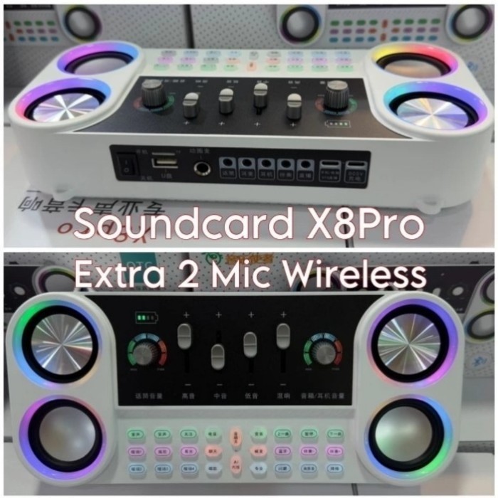 

Soundd X8Pro Soundd Karaoke X8pro Exstra 2Mic Wereless