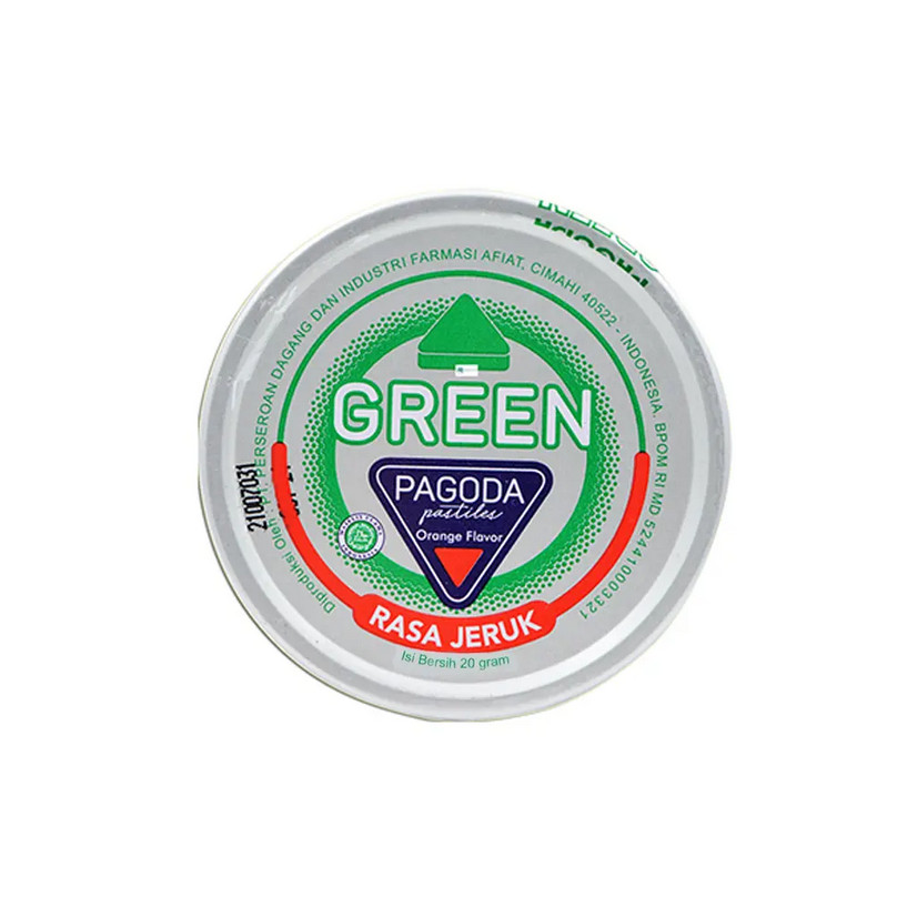 

Green Pagoda Pastiles Jeruk 20g