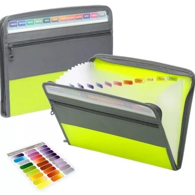 

File 13 Pocket Folder/Map File Ukuran A4 Untuk Penyimpanan Dokumen Murah Premium