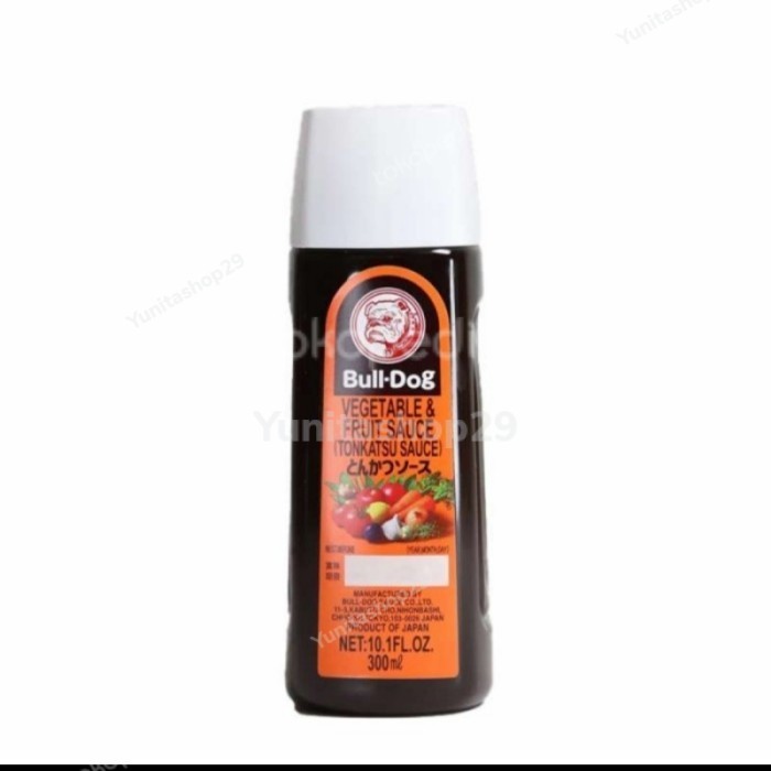 

Terlaris BULDOG TONKATSU SAUCE VEGETABLE & Fruit sauce 300ml SALE