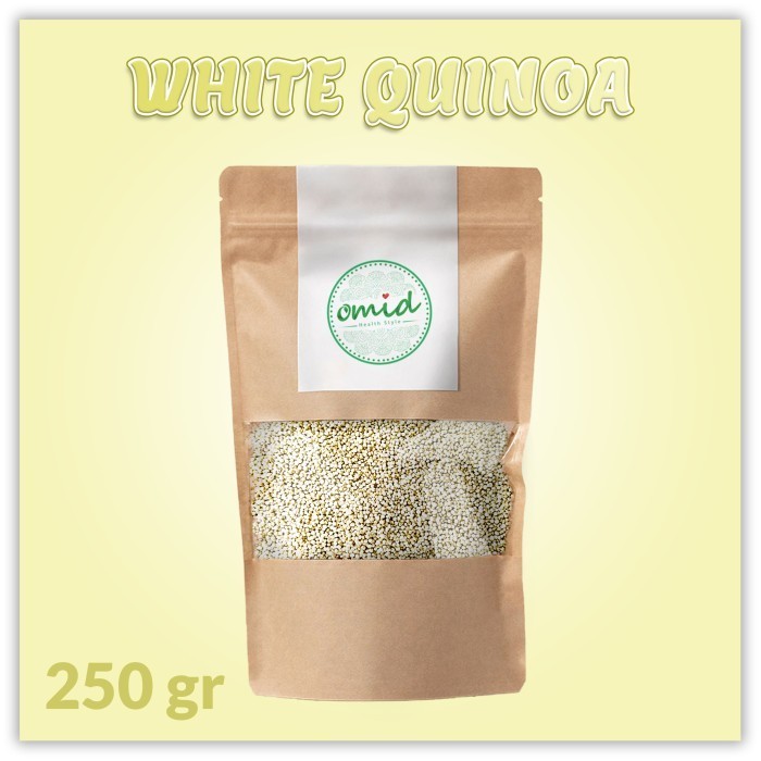 

Terlaris Organic White Quinoa Seeds (Biji Quinoa Putih Organik) 250gr SALE