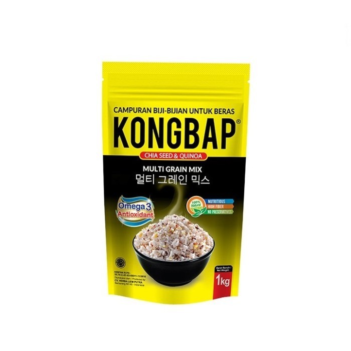 

Terlaris Kongbap Multi Grain Mix Chia Seed & Quinoa - 1 Kg SALE