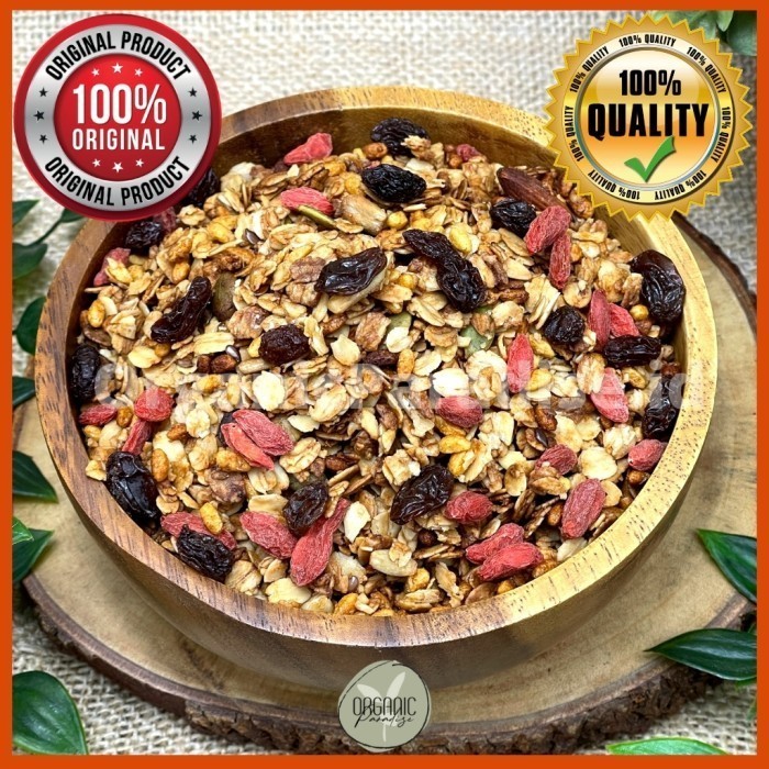 

Terlaris Granola Original Honey Mix 500 Gram Organic Paradise SALE