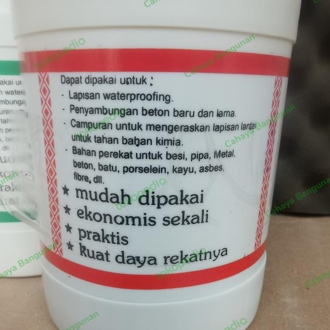 Lem Epoxy Resin Poxy SK 2 Dua Komponen Perekat Beton Batu Keramik Besi
