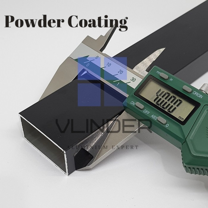 Terbaru Hollow Aluminium 40 Mm X 20 Mm X T. 1.2 Mm - L. 1 M Terlaris