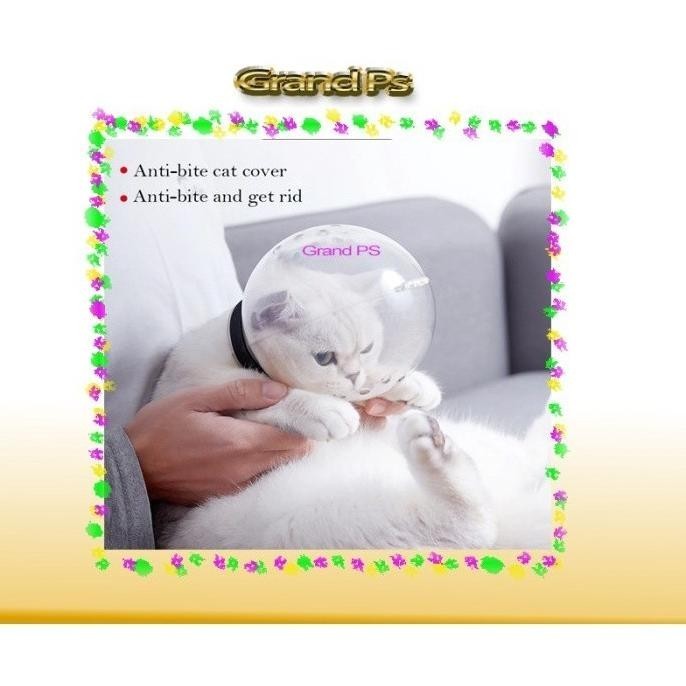 New Helm Mandi Grooming Kucing Anti Gigit Anti Cakar