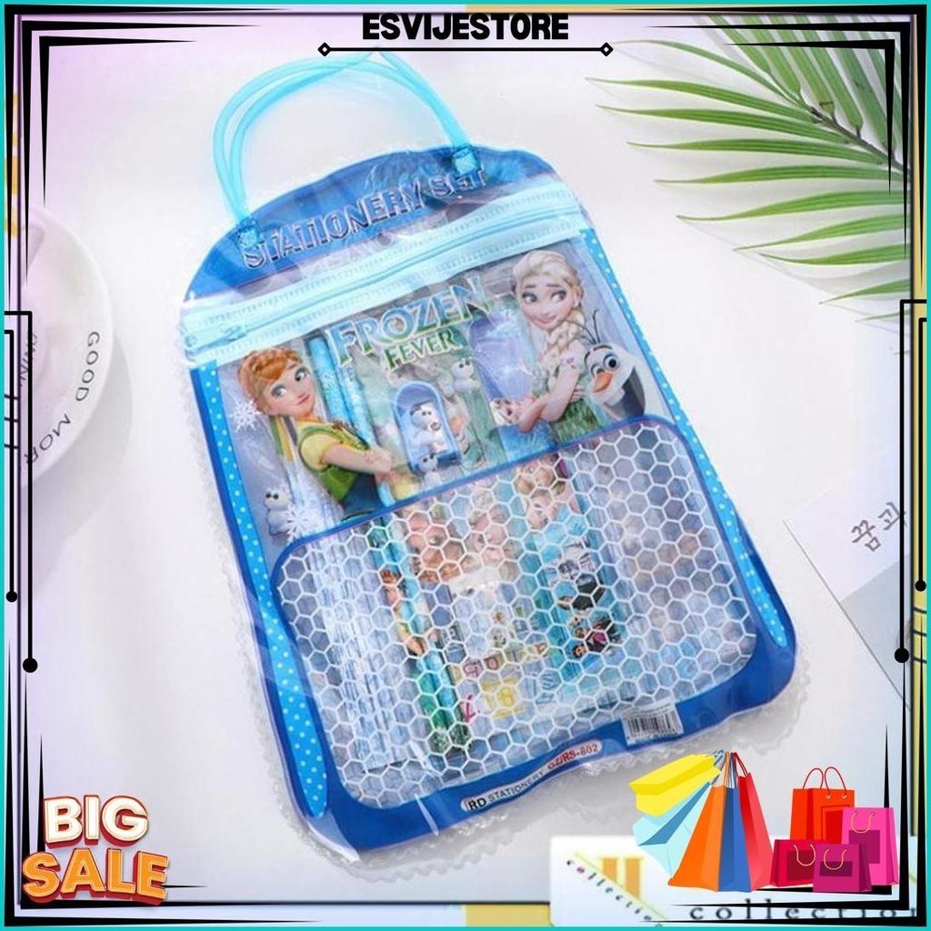 

Hc Stationery Set 6 In 1 Free Bag Alat Tulis Anak Sekolah Buku Pulpen Penghapus Pengaris Sale