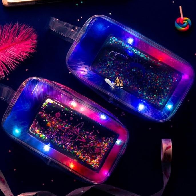 

Tempat Pensil Unik / Pencil Case Edisi Motif Galaxy (Ada Lampu)