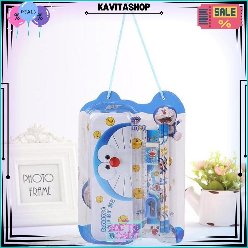 

Ijn Mini Stationery Set Alat Tulis Sekolah 6 In 1 Karakter Lucu Tempat Pensil Promo