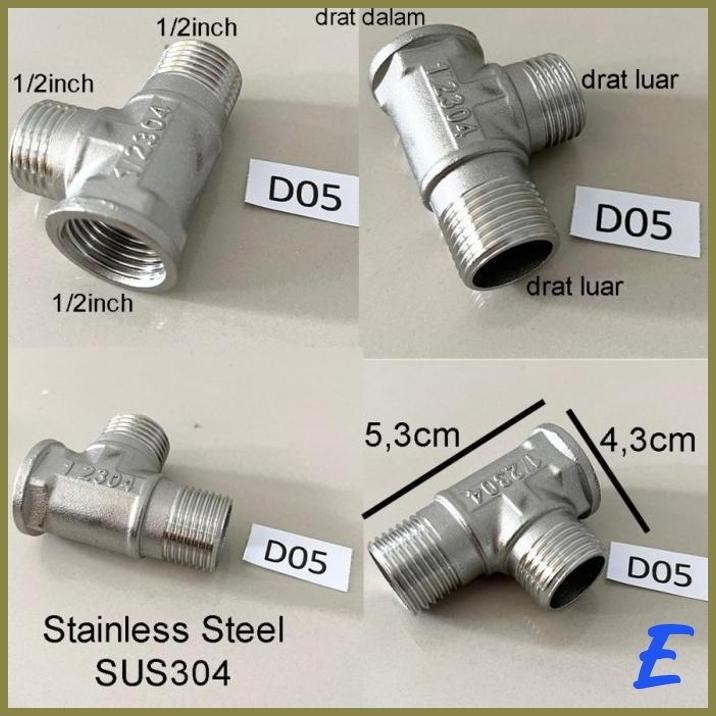 | BLG | DOUBLE NEPEL T L NAPPLE INCH SOCK DRAT LUAR SOK SAMBUNGAN KERAN AIR