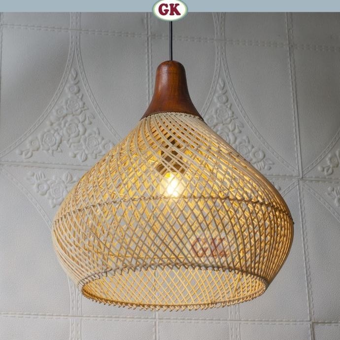 D40 kap lampu gantung cafe lampu dekorasi /lampu rotan 1047 ,