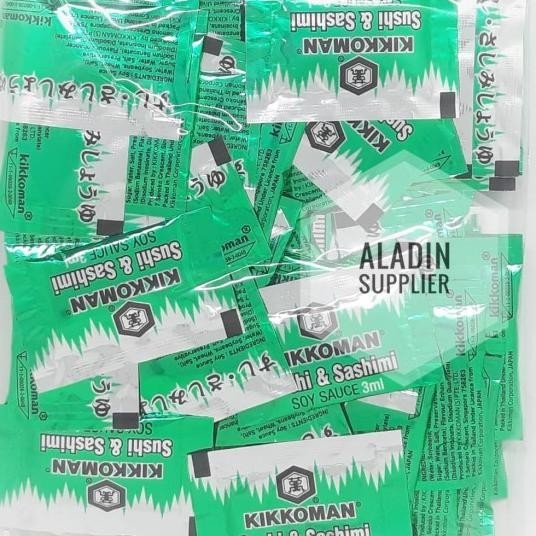 

Kikkoman Soy Sauce Shoyu Sushi Sashi- Kecap Jepang Sachet 100Pc