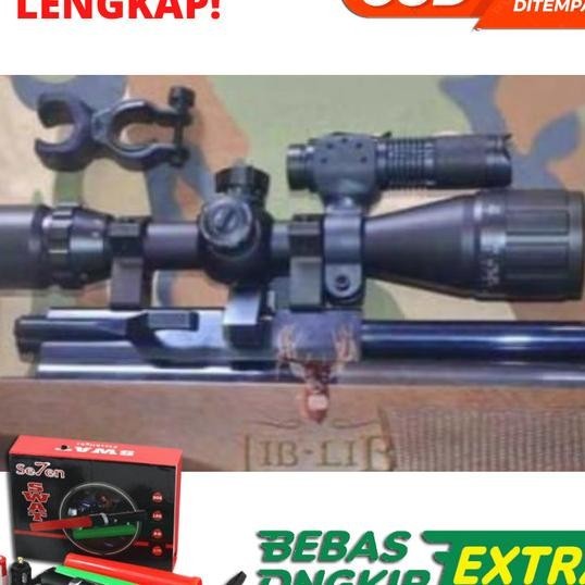 Paket Senter Swat Lengkap 99000 Watt Holder Braet Mounting Pcp