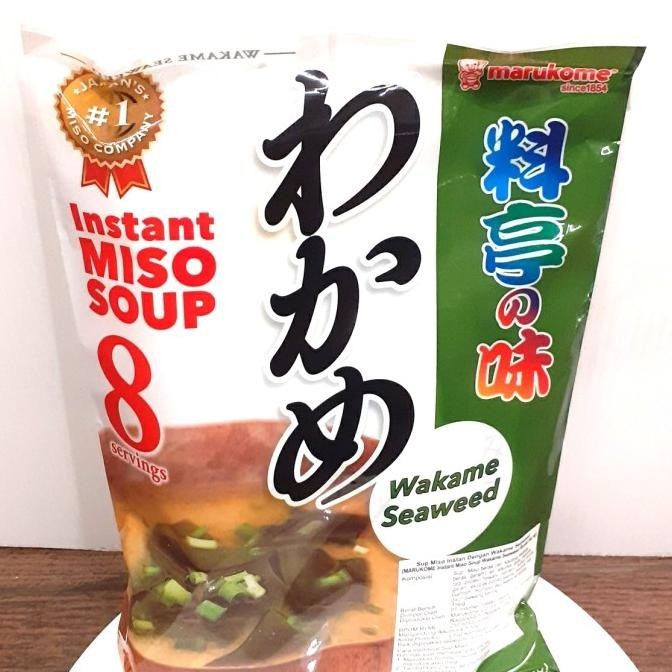 

SUP MISO INSTAN MARUKOME INSTANT MISO SOUP WAKAME SEAWEED 156g MM