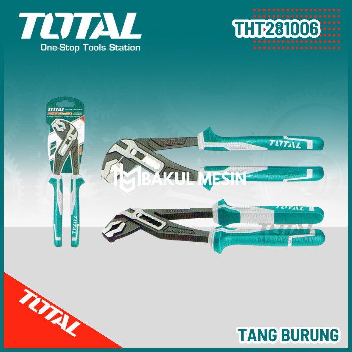 Total Tools Tht281006 Pump Pliers Tang Burung 10Inch