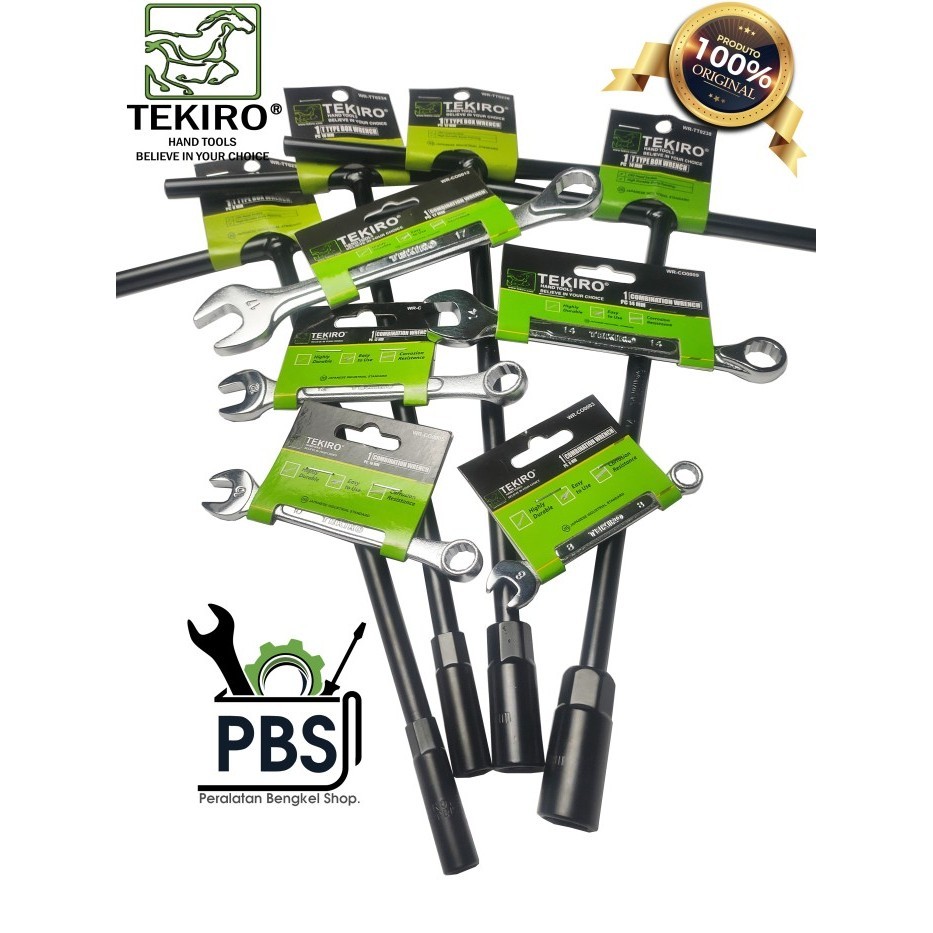 Kunci T 1 Set Lengkap Tekiro Original Kunci Ring Pas Tekiro