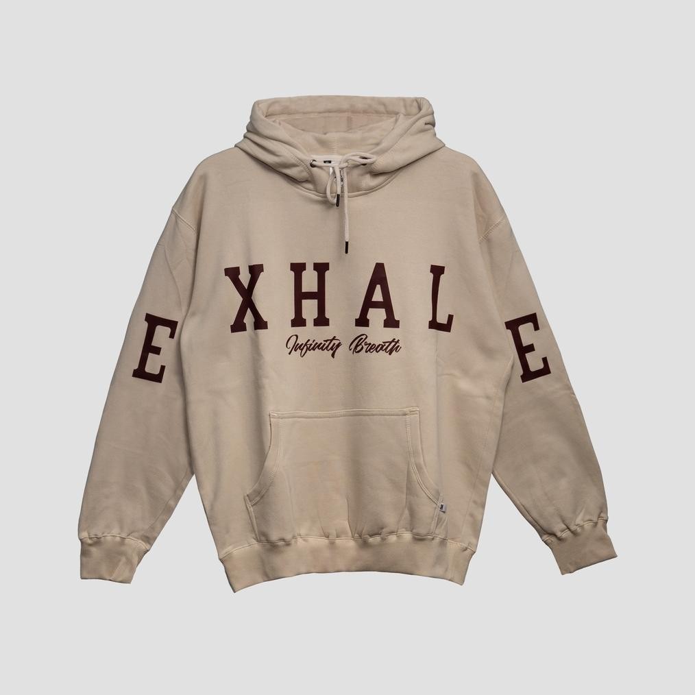 Hoodie Pria Keren Sweater Hoodie Exhale Infinity Khaki By Famouse Shop
