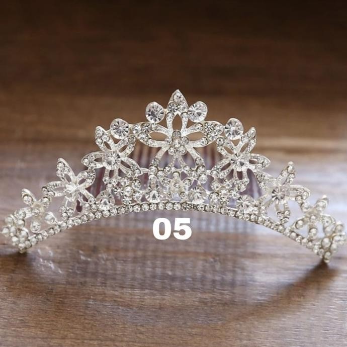 Tiara Princess Anak Mahkota Anak Perempuan untuk Pesta Ulang Tahun