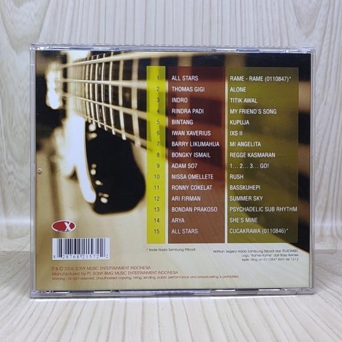 [Bisa Cod] Cd Bass Heroes Iwan Xaverius Rindra Thomas Adam Bongky