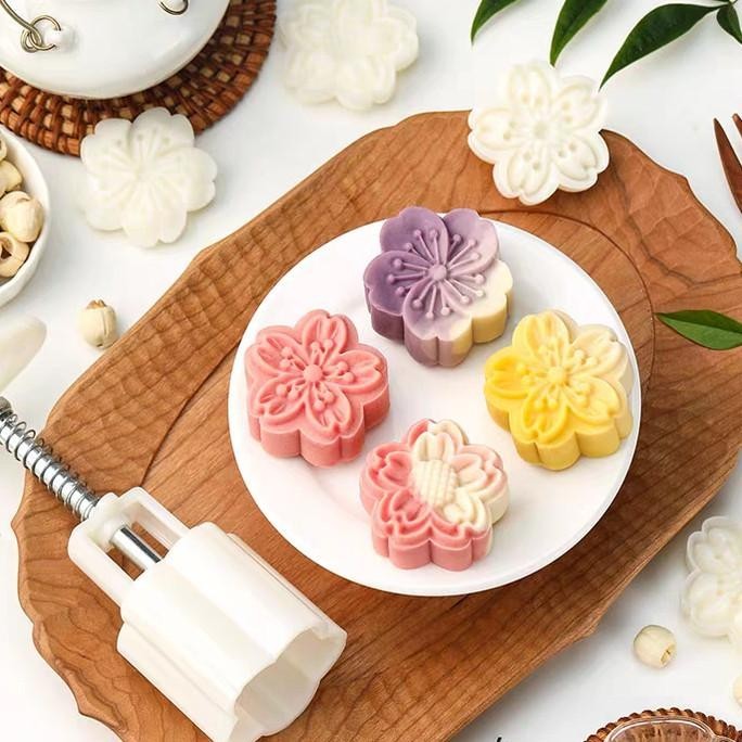 Cetakan Sakura Kue Kering Cetakan Nastar Mini Cetakan Mooncake Mini