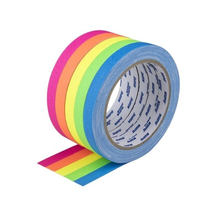 

Kupo Gaffa Cloth Spike Tape Bundle 3Pcs - 12Mm 15Yard X 3 Tape Warna