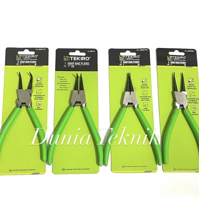 Tekiro Tang Snap Ring Set 4 Pcs 7" Tang Spi Spie Tang Circlip 7 Inch