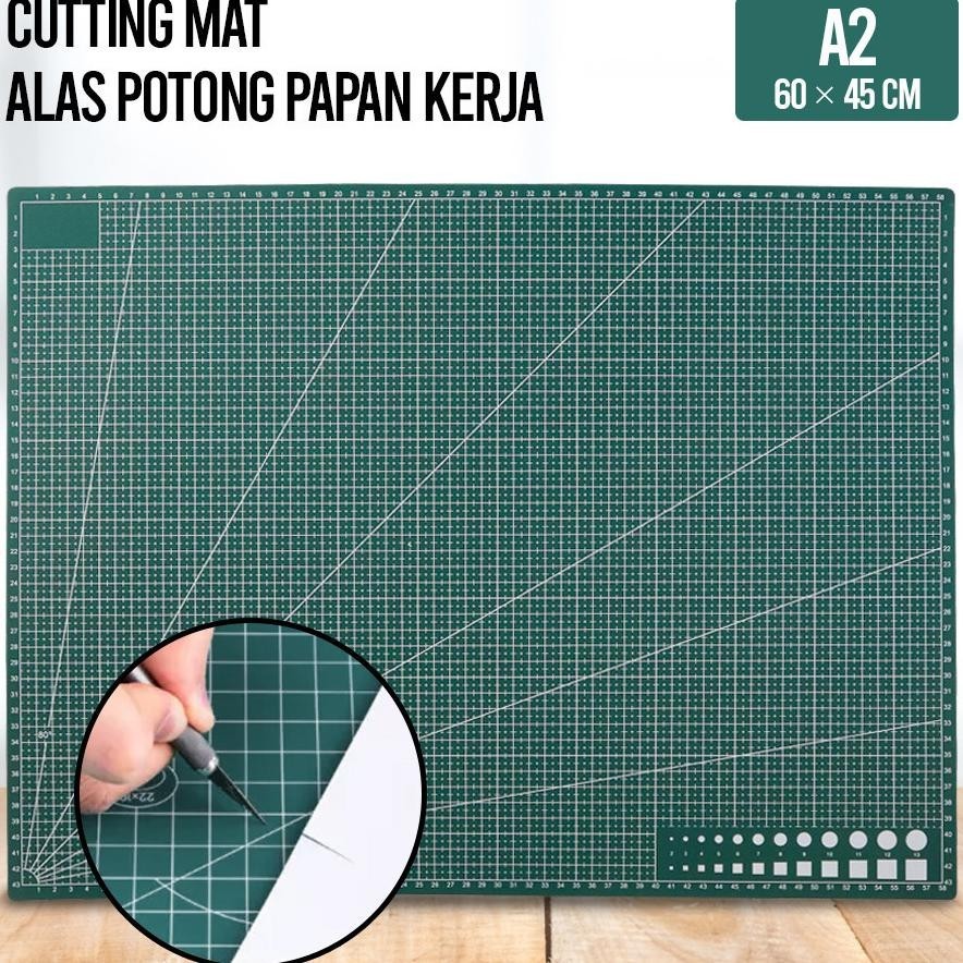 

Working Pad Cutting Mat Alas Potong Papan Kerja A2 60 X 45 Cm - Qj3