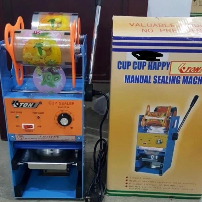 [Baru] Mesin Cup Sealer Eton Et-D8/Mesin Penyegel Cup Gelas Et-D1