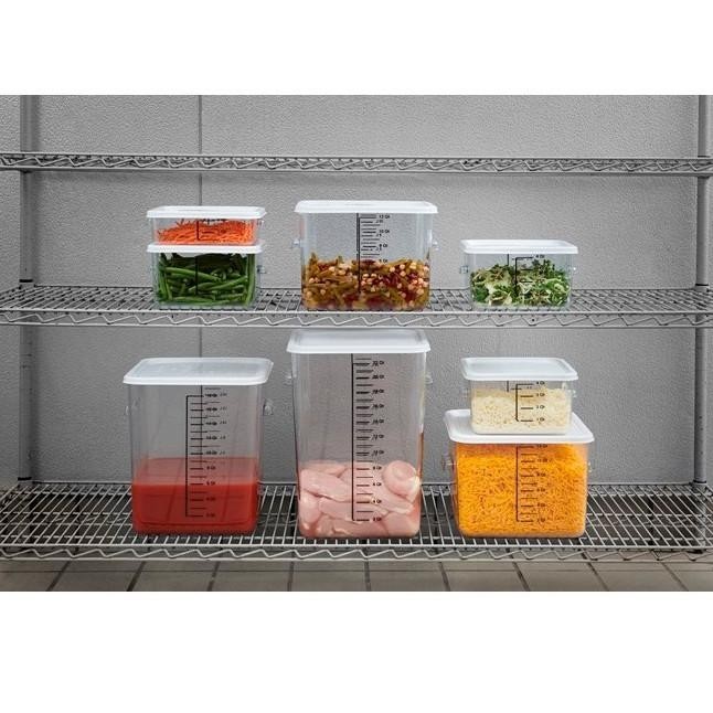 [Bayar Di Tempat] Rubbermaid Square Storage Container 6 Qt Wadah Kotak Makanan Bumbu Nsf