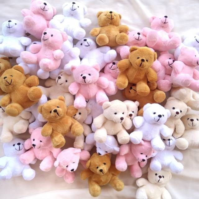 Boneka Bantal // BONEKA BERUANG MINI KECIL 12CM / BONEKA BEAR MINI