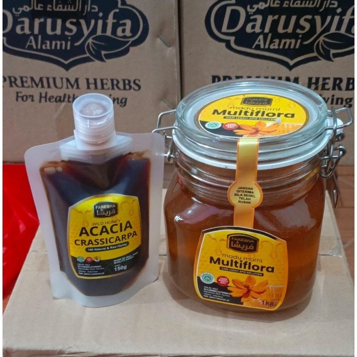 

Ready Madu Arab Murni ALSHIFA PAKET PROMO 1 Kg Free 250gr Original TANPA DUS