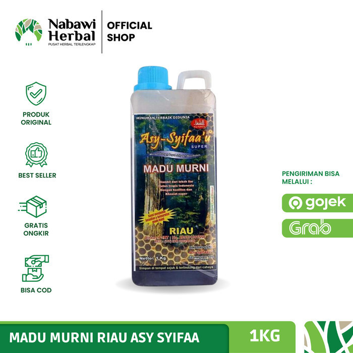 

Ready Madu Hutan Asy syifaa 1kg Madu Murni 100%