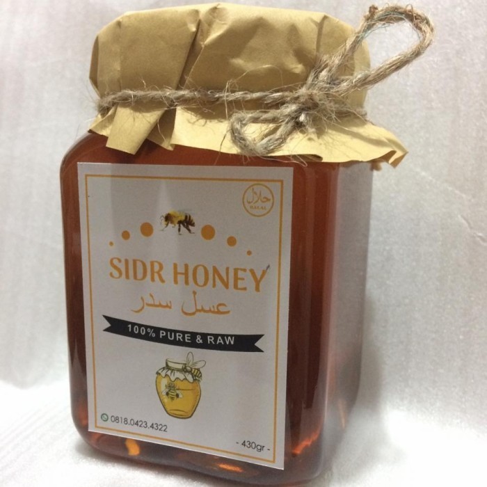 

Ready Madu Murni Sidr Pure Honey Asli Raw Yaman Arab Hutan Kashmir Promil