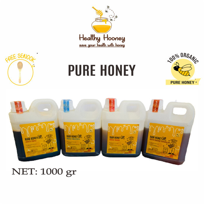 

Ready Madu Hutan Murni Mentah Asli Nektar Bunga Alami 1Kg Healthy Hooney